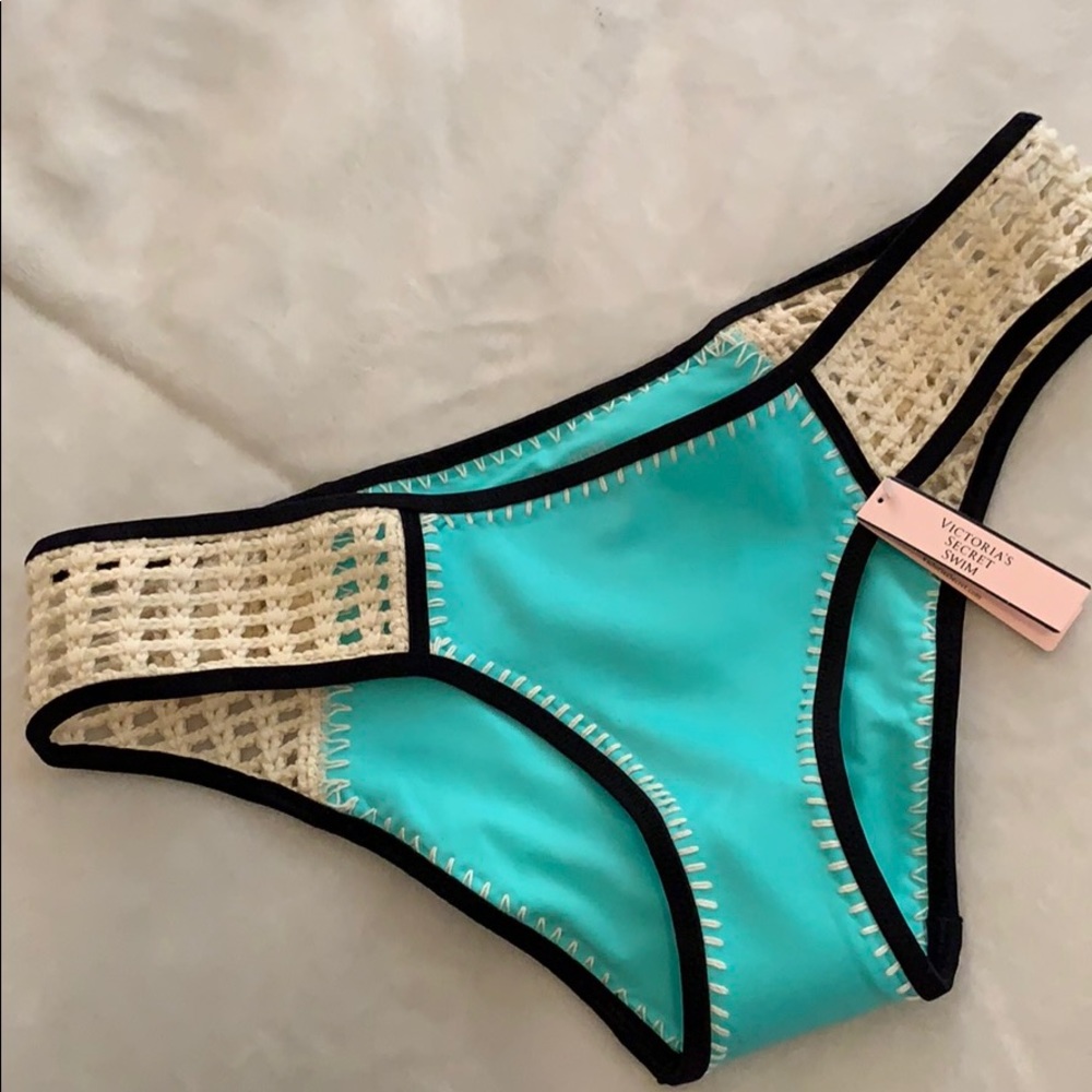 VS crochet detail bikini bottom